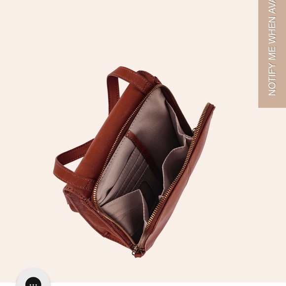 American Leather Crossbody bag “Kansas Brandy Tooled edition” - Picture 3 of 10